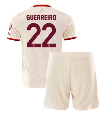Bayern Munich Raphael Guerreiro #22 Tredje Tröja Barn 2024-25 Kortärmad (+ Korta byxor)